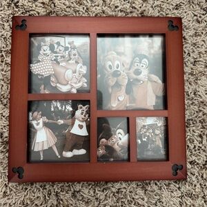 Disney Red-Brown Collage Picture Frame from the parks